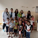 Uma visita especial: alunos de Odontologia da UNISAGRADO compartilham conhecimento com nossas crianças!